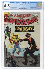 AMAZING SPIDER-MAN #26 JULY 1965 CGC 4.5 VG+.