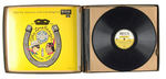 "THE LONE RANGER PICTURE COLORING CONTEST" RECEIPT OF ENTRY POSTCARD BOXED DECCA RECORD SET.