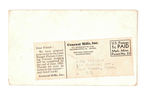 "THE LONE RANGER PICTURE COLORING CONTEST" RECEIPT OF ENTRY POSTCARD BOXED DECCA RECORD SET.