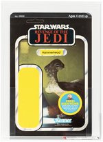 STAR WARS: REVENGE OF THE JEDI (1983) - HAMMERHEAD PROOF CARD AFA 80 NM.