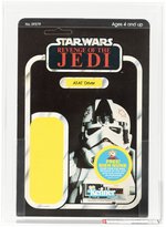 STAR WARS: REVENGE OF THE JEDI (1983) - AT-AT DRIVER PROOF CARD AFA 80+ NM.