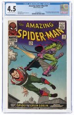 AMAZING SPIDER-MAN #39 AUGUST 1966 CGC 4.5 VG+ (NORMAN OSBORN REVEALED AS GREEN GOBLIN).