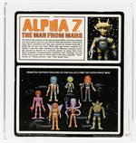 THE OUTER SPACE MEN BY COLORFORMS ALPHA 7, THE MAN FROM MARS AFA 75 EX+/NM.