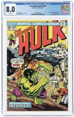 INCREDIBLE HULK #180 OCTOBER 1974 CGC 8.0 VF (FIRST WOLVERINE CAMEO).