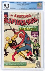 AMAZING SPIDER-MAN #16 SEPTEMBER 1964 CGC 9.2 NM-.