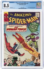 AMAZING SPIDER-MAN #17 OCTOBER 1964 CGC 8.5 VF+.