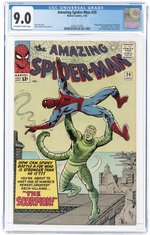 AMAZING SPIDER-MAN #20 JANUARY 1965 CGC 9.0 VF/NM (FIRST SCORPION).