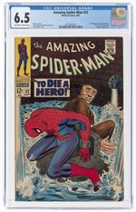 AMAZING SPIDER-MAN #52 SEPTEMBER 1967 CGC 6.5 FINE+ (FIRST JOE ROBERTSON).