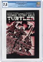 TEENAGE MUTANT NINJA TURTLES #1 1984 CGC 7.5 VF- SIGNED & SKETCHED BY KEVIN EASTMAN & PETER LAIRD (FIRST TMNT - FIRST PRINTING).