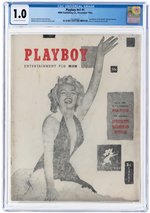 PLAYBOY VOL. 1 #1 DECEMBER 1953 CGC 1.0 FAIR (FEATURING MARILYN MONROE).