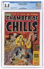 CHAMBER OF CHILLS #7 APRIL 1952 CGC 3.5 VG- (USED IN SEDUCTION OF THE INNOCENT).