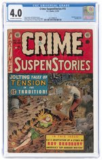 CRIME SUSPENSTORIES #15 FEBRUARY-MARCH 1953 CGC 4.0 VG.