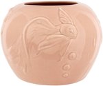 FANTASIA GOLDFISH BOWL BY VERNON KILNS- PINK VARIETY.