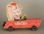 "FISHER-PRICE DUMBO CIRCUS" RARE PULL TOY.