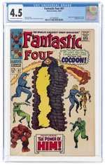 FANTASTIC FOUR #67 OCTOBER 1967 CGC 3.5 VG- (FIRST HIM - ADAM WARLOCK).