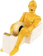 STAR WARS SIGMA CERAMICS C-3PO FIGURAL TAPE DISPENSER.