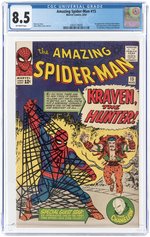 AMAZING SPIDER-MAN #15 AUGUST 1964 CGC 8.5 VF+ (FIRST KRAVEN THE HUNTER).