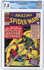 AMAZING SPIDER-MAN #11 APRIL 1964 CGC 7.5 VF-.