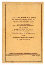 PRIMITIVE PEOPLES 1937 BOOKLET RESEARCHING "THE SEX LIFE OF THE STRANGE PEOPLES OF FOUR CONTINENTS."