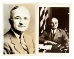 TRUMAN AS PRESIDENT PAIR OF REAL PHOTO POSTCARDS.