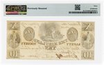 1837 $10 KIRTLAND SAFETY SOCIETY BANK OBSOLETE NOTE PMG 30 VERY FINE.