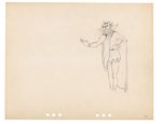 SILLY SYMPHONIES - THE GODDESS OF SPRING ORIGINAL ART PRODUCTION DRAWING FEATURING PLUTO (HADES).