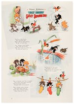 SILLY SYMPHONIES- MORE KITTENS ORIGINAL ART COLOR GUIDE.