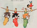 SILLY SYMPHONIES- MORE KITTENS ORIGINAL ART COLOR GUIDE.