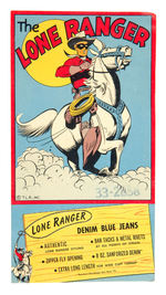 Lone Ranger Blue Jeans Label