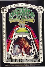 BILL GRAHAM CONCERT POSTER BG-165 FEATURING JANIS JOPLIN.