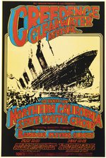 BILL GRAHAM CONCERT POSTER BG-174 FEATURING CREEDENCE CLEARWATER REVIVAL.