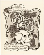 THE GRATEFUL DEAD 1973 IOWA CITY, IOWA CONCERT POSTER VARIETY.