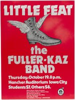 LITTLE FEAT 1978 IOWA CITY, IOWA CONCERT POSTER.