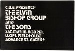 THE ELVIN BISHOP GROUP 1978 IOWA CITY, IOWA CONCERT POSTER & ORIGINAL ART.