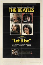 THE BEATLES - LET IT BE ONE-SHEET MOVIE POSTER.