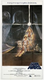 STAR WARS THREE-SHEET MOVIE POSTER.