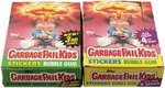 LOT OF TWO 1986 GARBAGE PAIL KIDS UNOPENED WAX BOXES SERIES 3 & 4.