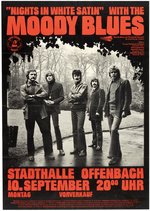 MOODY BLUES 1973 ERNST-MENCK-HALLE GERMAN CONCERT POSTER.