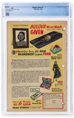 PURPLE CLAW #1 JANUARY 1953 CGC 2.0.