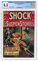 SHOCK SUSPENSTORIES #14 APRIL-MAY 1954 CGC 4.5 VG+.