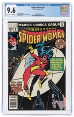 SPIDER-WOMAN #1 APRIL 1978 CGC 9.6 NM+.