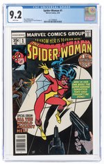 SPIDER-WOMAN #1 APRIL 1978 CGC 9.2 NM-.