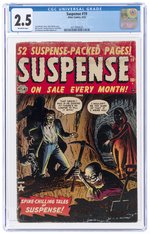 SUSPENSE #19 JUNE 1952 CGC 2.5 GOOD+.