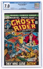 MARVEL SPOTLIGHT #7 DECEMBER 1972 CGC 7.0 FINE/VF.