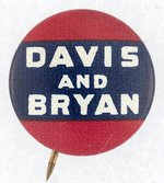 SCARCE DAVIS AND BRYAN LITHO NAME BUTTON.