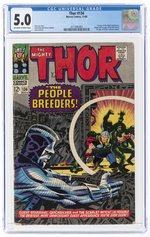 THOR #134 NOVEMBER 1966 CGC 5.0 VG/FINE (FIRST HIGH EVOLUTIONARY).