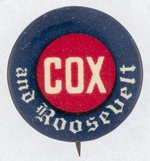 COX AND ROOSEVELT RWB NAME BUTTON.