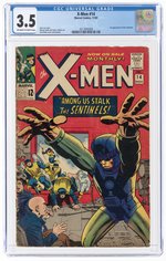 X-MEN #14 NOVEMBER 1965 CGC 3.5 FVG- (FIRST SENTINELS).