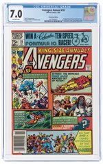 AVENGERS ANNUAL #10 1981 CGC 7.0 FINE/VF (NEWSSTAND EDITION - FIRST ROGUE & MADELINE PRYOR).