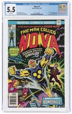 NOVA #1 SEPTEMBER 1976 CGC 5.5 FINE- (FIRST NOVA).